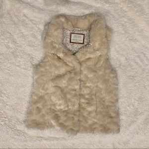 Zara Girls fur vest